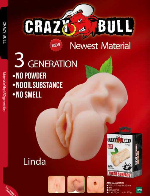 CRAZY BULL LİNDA VAJİNA ÖZEL DAMARLI Arzu Sex Shop