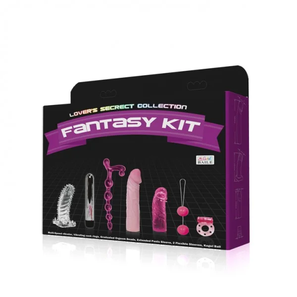 Fantasy Kıt Penis Kılıfı Vibratör Ve Boğumlu Anal Plug Fantasy Kıt Penis Kılıfı Vibratör Ve Boğumlu Anal Plug