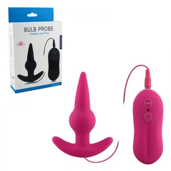 Ampul Probu 10 Mod Titreşimli Anal Plug Ampul Probu 10 Mod Titreşimli Anal Plug