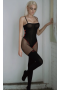 Arzu Shop Sex si Özel Tasarım Siyah Fantezi Body Vücut Çorabı