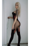 Arzu Shop Sex si Özel Tasarım Siyah Fantezi Body Vücut Çorabı