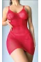 Arzushop Fantezi Arkası Açık Kırmızı Seksi Elbise