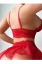 Arzu Sexshop  Kırmızı Dantelli Etekli Fantez Jartiyer Takım