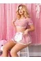 Arzushop Penbe Seksi Uçları Dantelli Hizmetçi Arzushop Penbe Seksi Uçları Dantelli Hizmetçi
