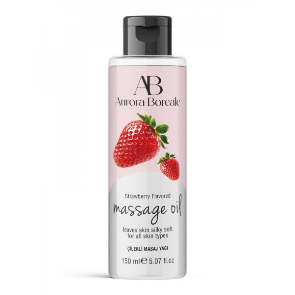 Aurora Boreale Çilek Aromalı Masaj Yağı 150 ML Aurora Boreale Çilek Aromalı Masaj Yağı 150 ML