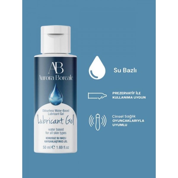 Aurora Boreale Sade Su Bazlı Kayganlaştırıcı Jel 50ML Aurora Boreale Sade Su Bazlı Kayganlaştırıcı Jel 50ML