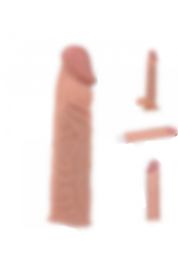 Realistik Et Dokulu 5cm Uzatmalı Penis Kılıfı