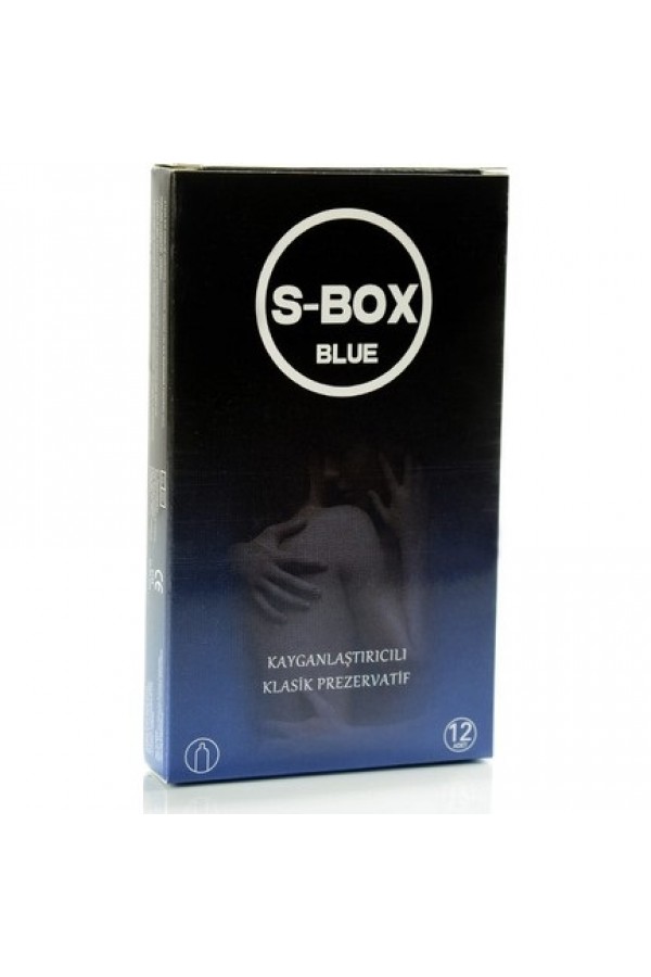 S-BOX BLUE PREZERVATİF - KLASİK 12 Lİ