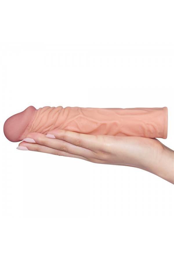 Tender Realistik Dokulu 5cm Uzatmalı Penis Kılıfı