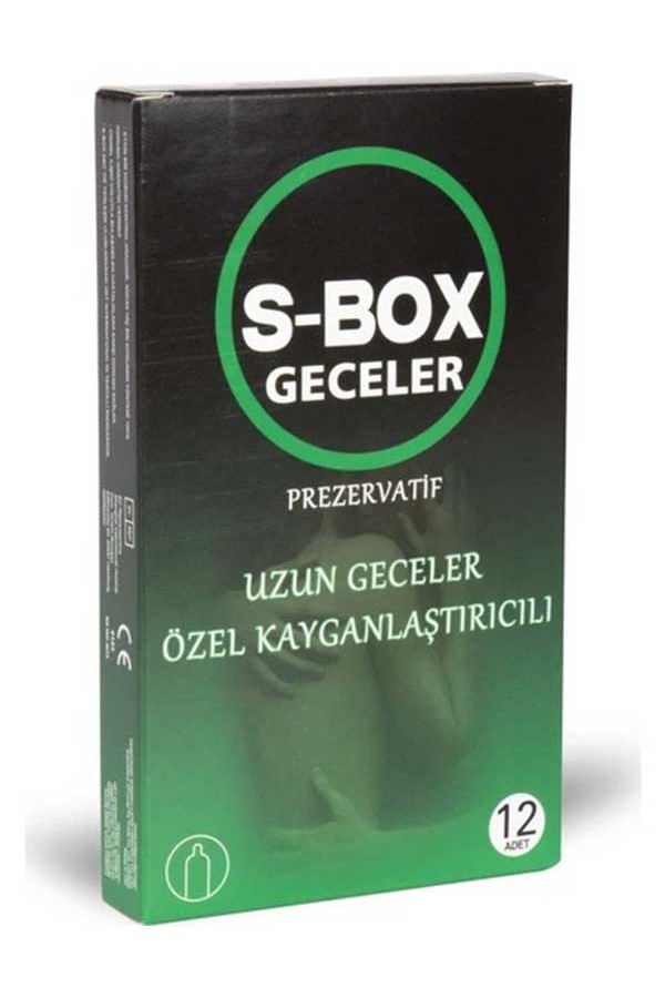 S-Box Özel Kayganlaştırıcılı Prezervatif 12'li
