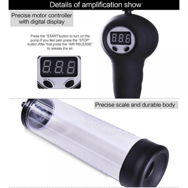 Göstergeli Otomatik Penis Pompası