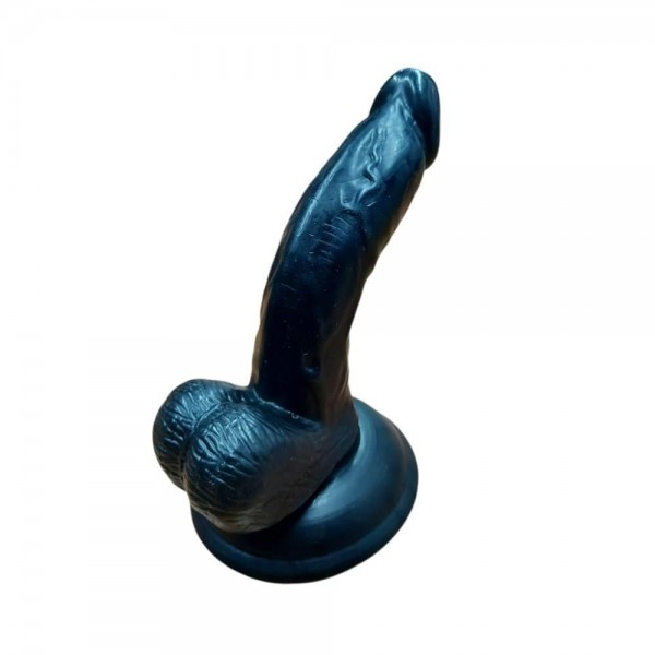 Arzushop Siyah Anal Realistik Zenci Dildo Penis 13 cm 