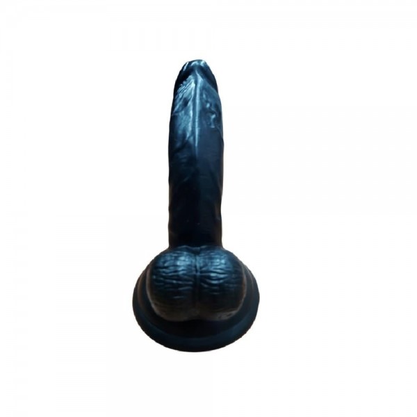 Arzushop Siyah Anal Realistik Zenci Dildo Penis 13 cm 