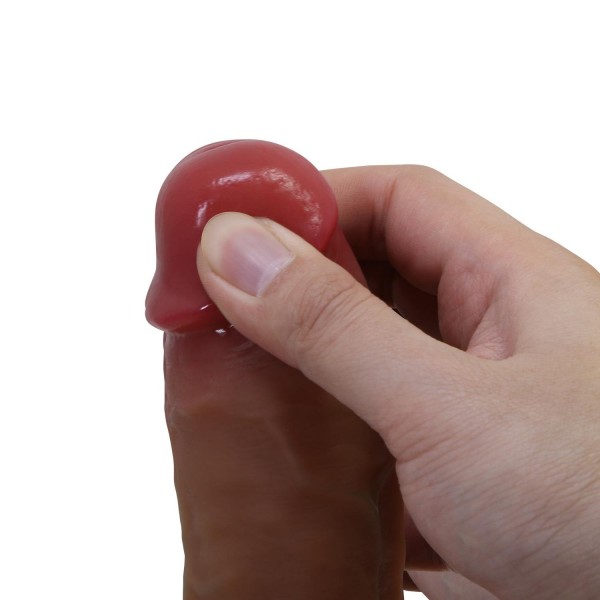 Arzushop Realistik Vantuzlu Dildo Penis 17,3 cm