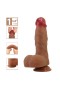 Arzushop Realistik Vantuzlu Dildo Penis 17,3 cm