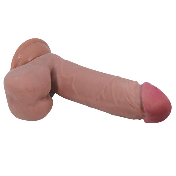 Arzushop Çift Katmanlı Gerçekçi Dildo Penis 20,5 cm