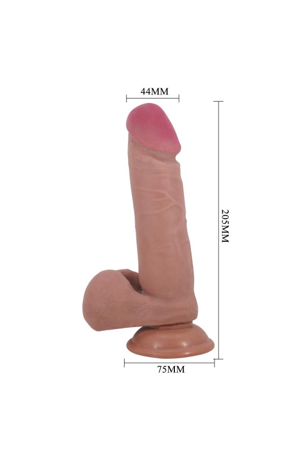 Arzu Sexshop Çift Katmanlı Gerçekçi Dildo Penis 20,5 cm
