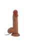 Arzushop Çift Katmanlı Gerçekçi Titreşimli Dildo Vibratör Penis 21,8 cm