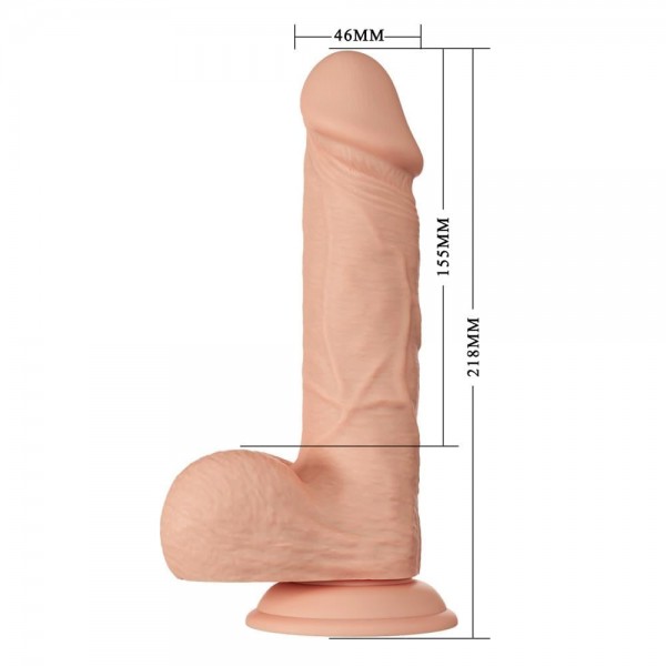 Arzushop Gerçekçi Kalın Dildo Penis 21,8 cm