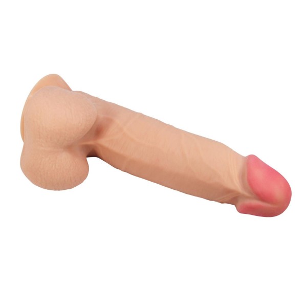 Arzushop Kıkırdak Yapılı Çift Katmanlı Gerçekçi Dildo Penis 21,8 cm  