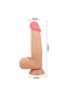 Arzushop Kıkırdak Yapılı Çift Katmanlı Gerçekçi Dildo Penis 21,8 cm  