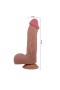 Arzushop Çift Katmanlı Gerçekçi Melez Dildo Penis 23,4 cm
