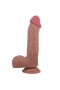 Arzushop Çift Katmanlı Gerçekçi Melez Dildo Penis 23,4 cm