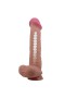 26 cm Kıkırdak Yapılı Çift Katmanlı Gerçekçi Melez Dildo Penis