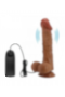  Titreşimli Vibratör Realistik Penis Dildo 24 cm
