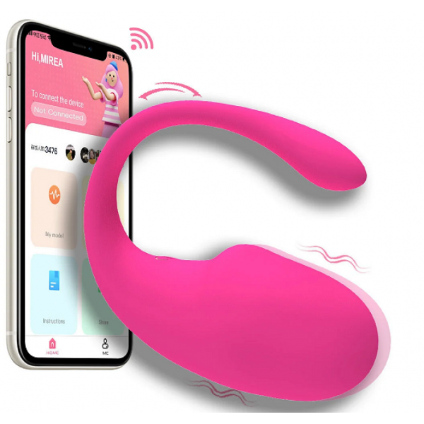 Mobil Uygulama Telefon Uyumlu Usb Şarjlı Giyilebilen Lüx Teknolojik Bluetooth Vibratör