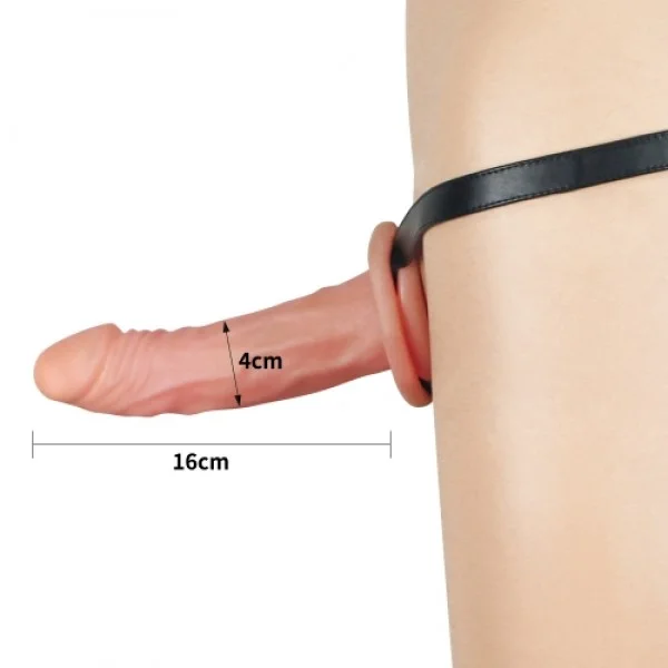 Lovetoy İçi Boş Unisex Kullanılabilen 17 Cm Belden Bağlamalı Penis Lovetoy İçi Boş Unisex Kullanılabilen 17 Cm Belden Bağlamalı Penis
