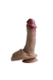 20 Cm Çift Katmanlı Gerçek Ten Dokusunda Realistik Penis