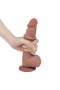 ﻿Gerçekçi Yapay Penis Realistik Et Dokusunda Dildo 20.5 Cm