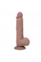 ﻿Gerçekçi Yapay Penis Realistik Et Dokusunda Dildo 20.5 Cm