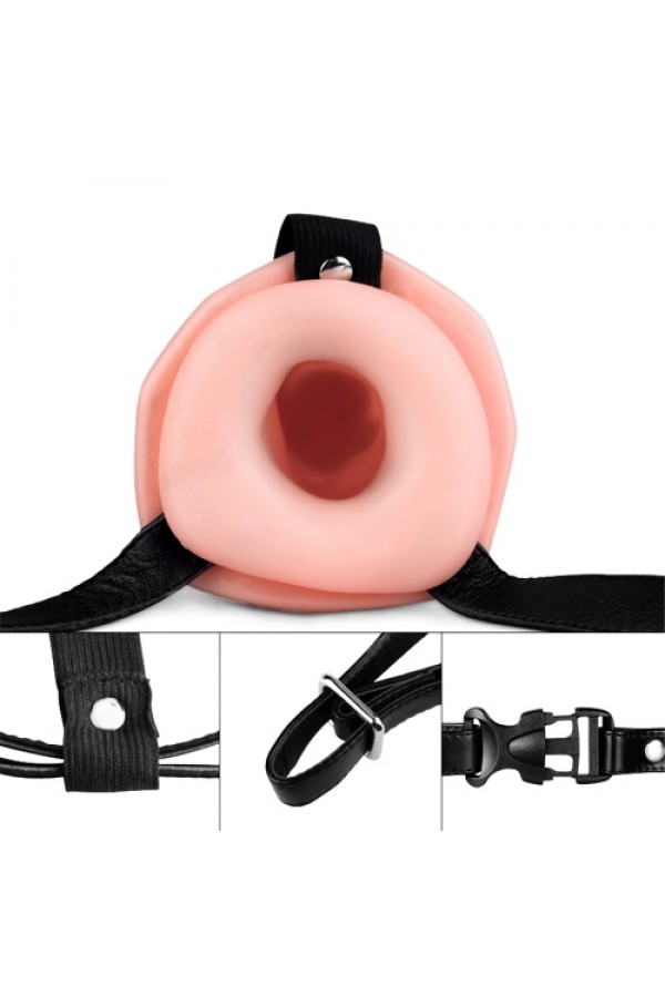 Lovetoy İçi Boş Unisex Kullanılabilen 17 Cm Belden Bağlamalı Penis