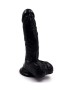 Siyah 20 cm Realistik Dildo Damarlı Siyah 20 cm Realistik Dildo Damarlı