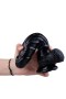 Noctis 22,5cm Siyah Dildo Damarlı