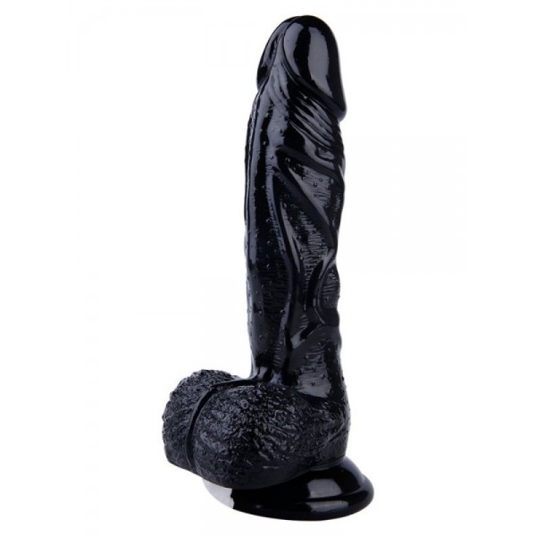 Noctis 22,5cm Siyah Dildo Damarlı Noctis 22,5cm Siyah Dildo Damarlı