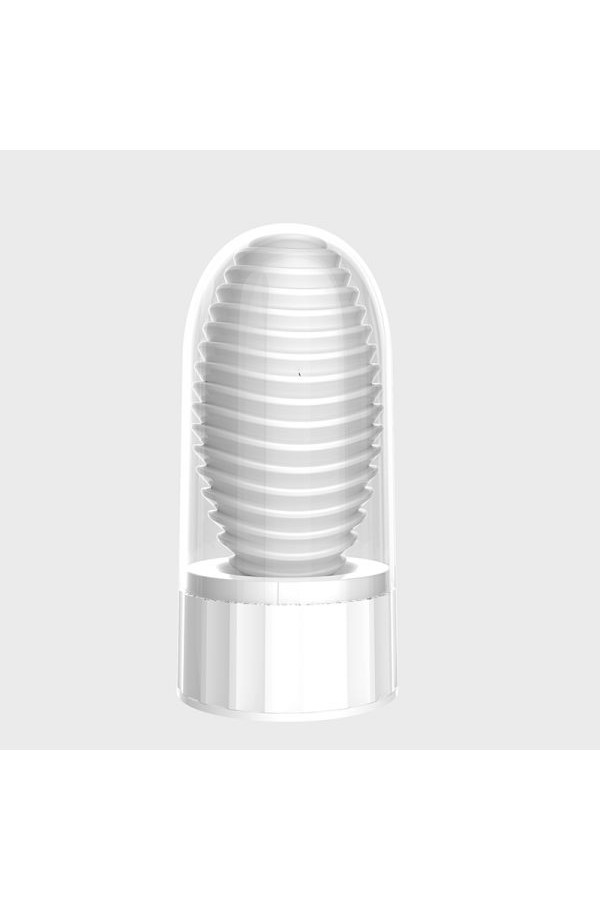 Isıtma Tabanlı Spiral Cep Vajina Stroker Şarjlı