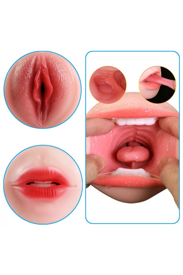 Titreşimli Yumurta ile Oral ve Vajinal Çift Zevkli Okşayıcı