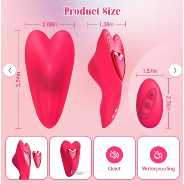 Kadınlar için giyilebilir külot vibratör manyetik App kontrol klitoral 10 titreşimli Masturbator