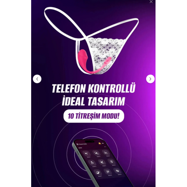  Mobil Uygulama Telefon Uyumlu Usb Şarjlı Giyilebilen Lüx Teknolojik Bluetooth Vibratör