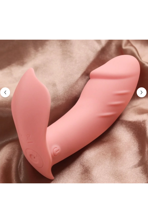 Pembe Vibratör Giyilebilir Yapay Penis Külot Kablosuz Uzaktan Kumandalı Klitoris  Mastürbatörü 