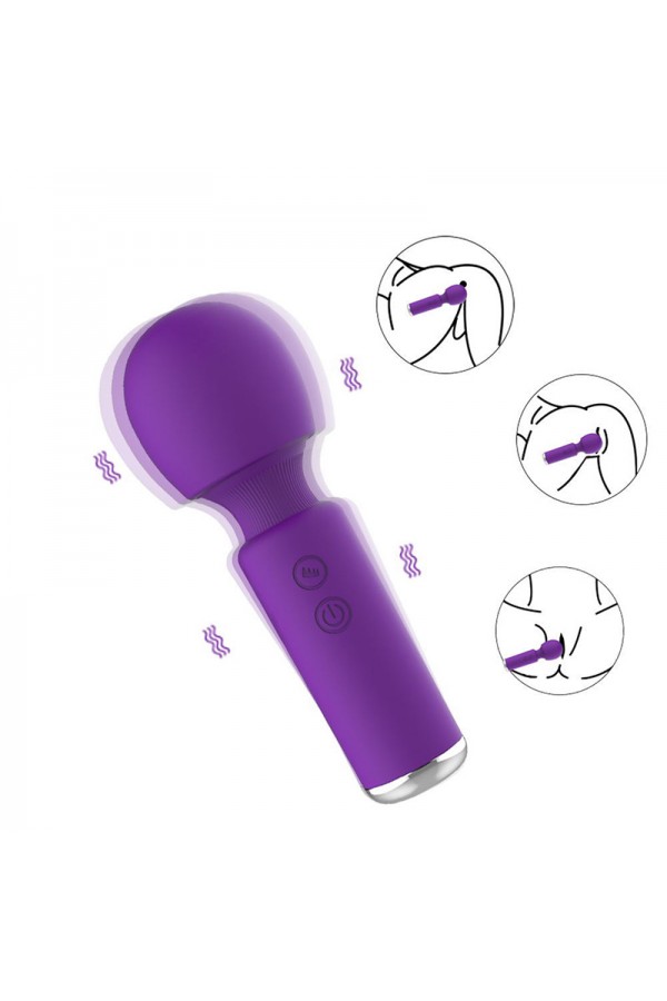 Mini vibratör klitoris stimülatörü sihirli değnek kadın için Masturnator 