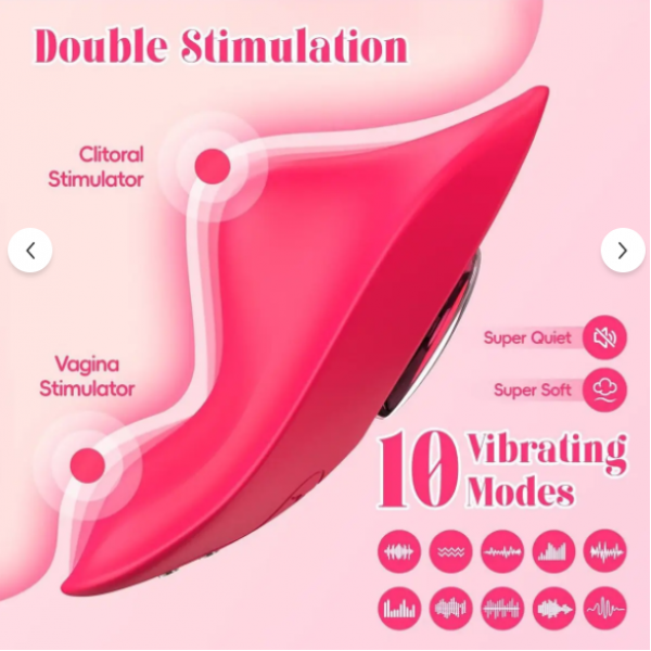 Kadınlar için giyilebilir külot vibratör manyetik App kontrol klitoral 10 titreşimli Masturbator