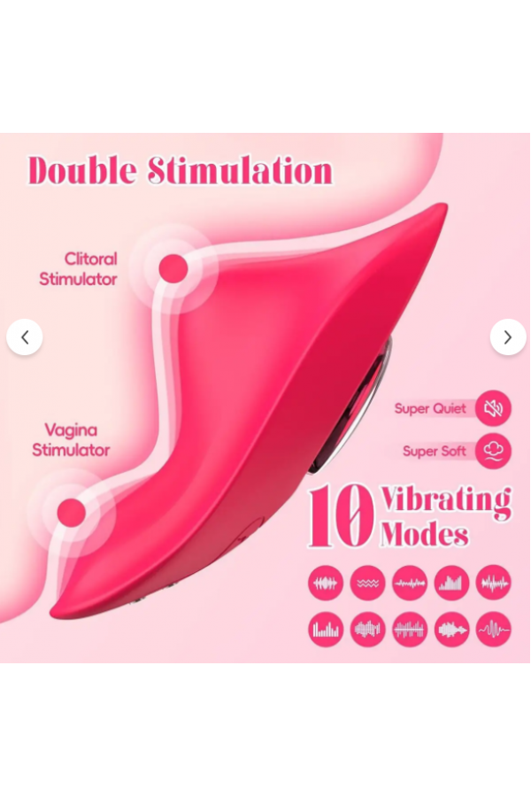 Kadınlar için giyilebilir külot vibratör manyetik App kontrol klitoral 10 titreşimli Masturbator