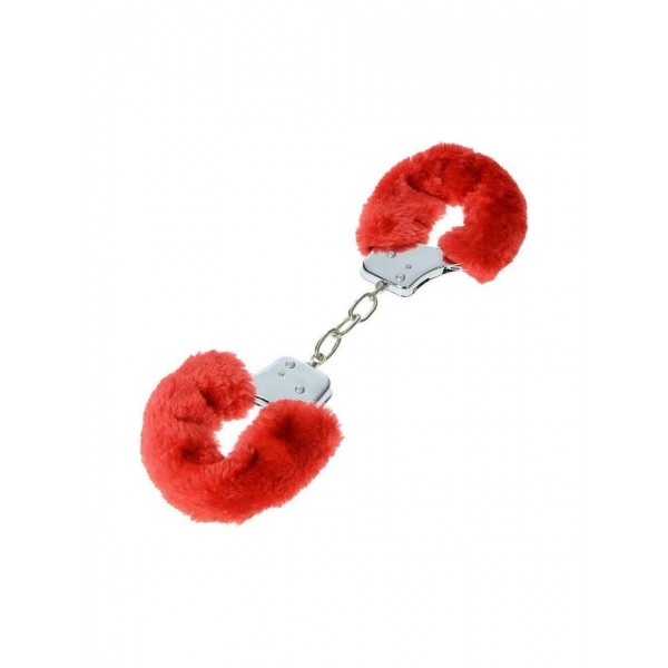 Fetiş Fantezi Kırmızı Peluşlu Metal Kelepçe Fetiş Fantezi Kırmızı Peluşlu Metal Kelepçe