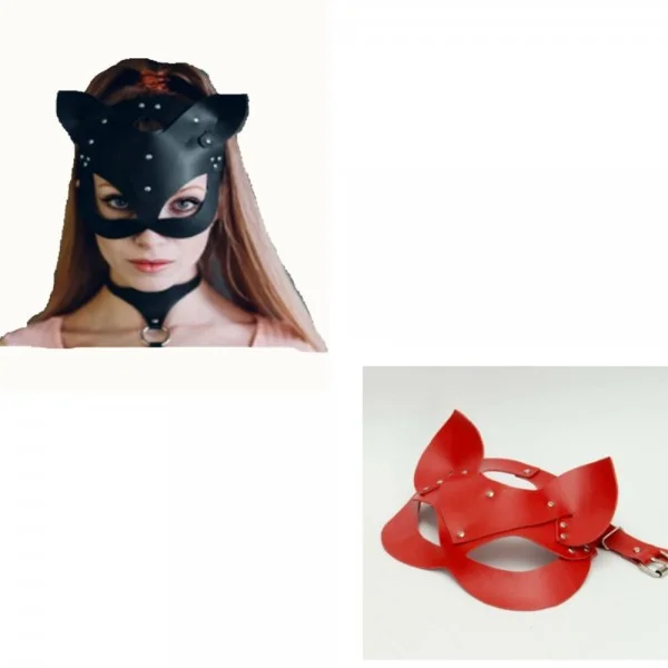 Deri Siyah Kedi Kız Sexsi Maske Fetis Shop Deri Siyah Kedi Kız Sexsi Maske Fetis Shop