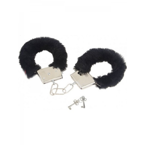 Fetiş Fantezi Siyah Peluşlu Metal Kelepçe Fetiş Fantezi Siyah Peluşlu Metal Kelepçe